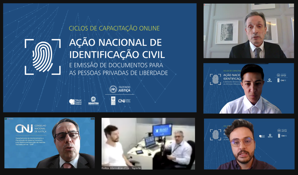 TJPR participa do 2º ciclo de capacitação online “Ação Nacional de Identificação Civil e Emissão de Documentos para Pessoas Privadas de Liberdade”